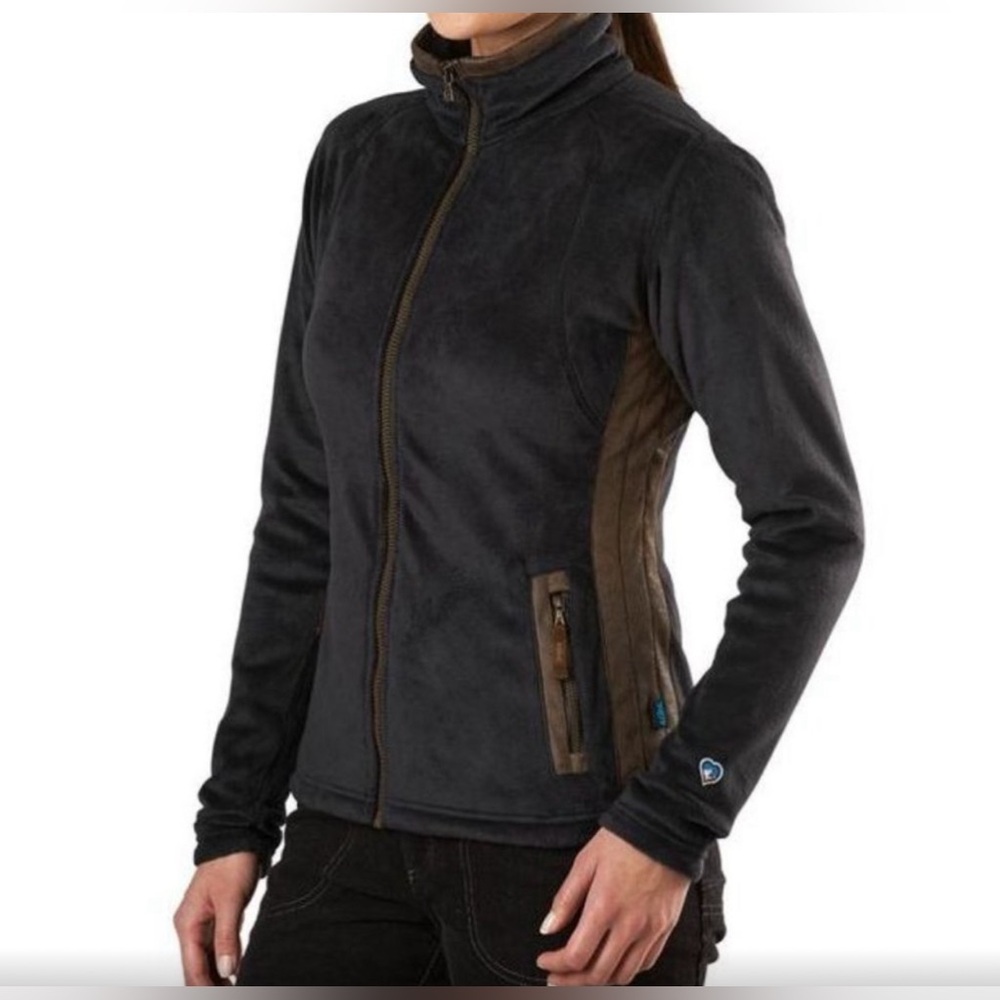 Kuhl Women's Charcoal and Chestnut Utility Jacket